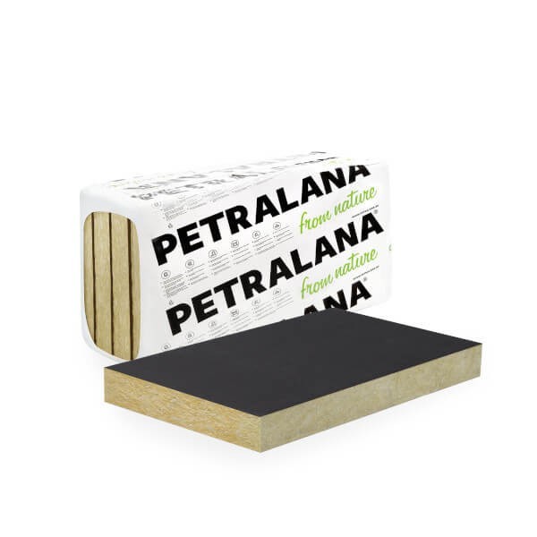 Płyty PETRAVENT-V – czarny welon szklany jako warstwa wiatroizolacyjna