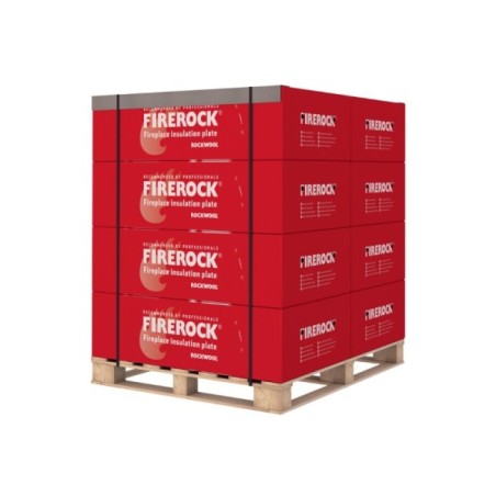 ROCKWOOL FIREROCK – izolacja kominka z folią aluminiową odbijającą ciepło