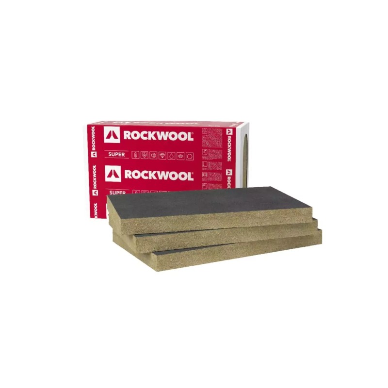 ROCKWOOL VENTIROCK F SUPER – płyty z wełny skalnej z welonem szklanym do elewacji