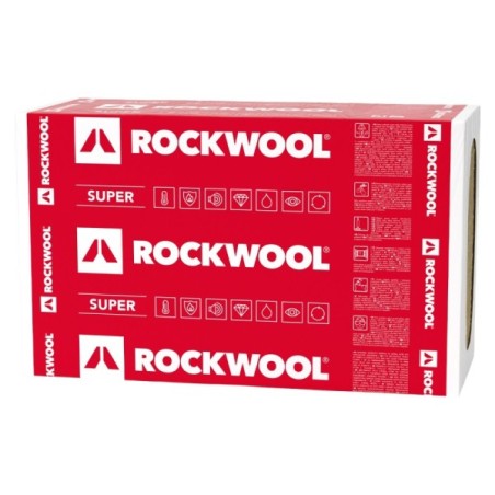 Wełna fasadowa ROCKWOOL VENTIROCK F SUPER – niepalna izolacja z welonem szklanym