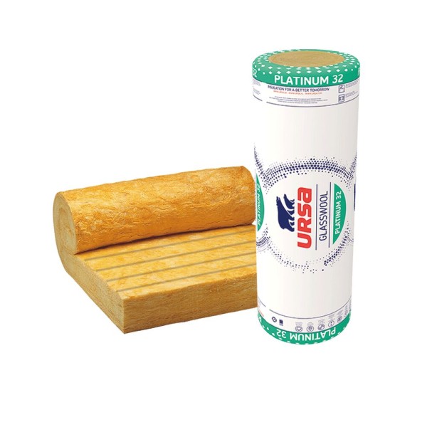 URSA PLATINUM 32 – wełna szklana w rolkach do izolacji dachów i poddaszy