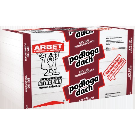 Styropian Arbet Podłoga Dach EPS 100 λ 0,036