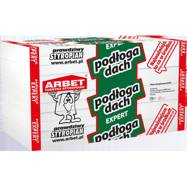 Arbet EPS 80 Podłoga/Dach Expert – płyty styropianowe o wysokiej wytrzymałości