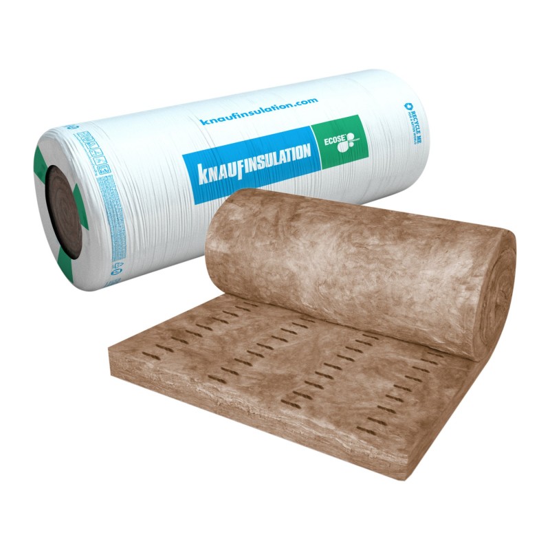 Wełna mineralna Knauf Unifit 037 – montaż między krokwiami w konstrukcji dachu