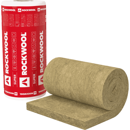 ROCKWOOL TOPROCK SUPER – sprężysta mata z wełny skalnej w rolce