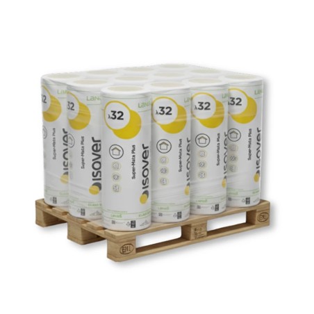 ISOVER Super-Mata Plus Lanaé – wełna szklana 0,032 do poddaszy i dachów