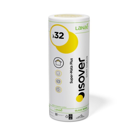 ISOVER Super-Mata Plus Lanaé – wełna szklana 0,032 do poddaszy i dachów