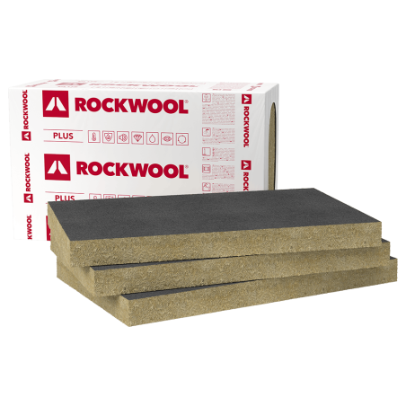 Wełna skalna ROCKWOOL STROPROCK SB – wykończenie z antracytowym welonem