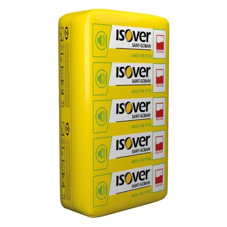 Isover Aku-Płyta / Akuplat+ 0.037 W/mK – wełna akustyczna i termiczna A1