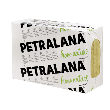 PETRALANA PETRAFAS-H 0,037 – twarda wełna skalna do elewacji i stropów