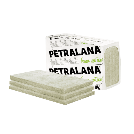 PETRALANA PETRALIGHT 0,035 – lekka wełna skalna w płytach do poddaszy, ścian i dachów
