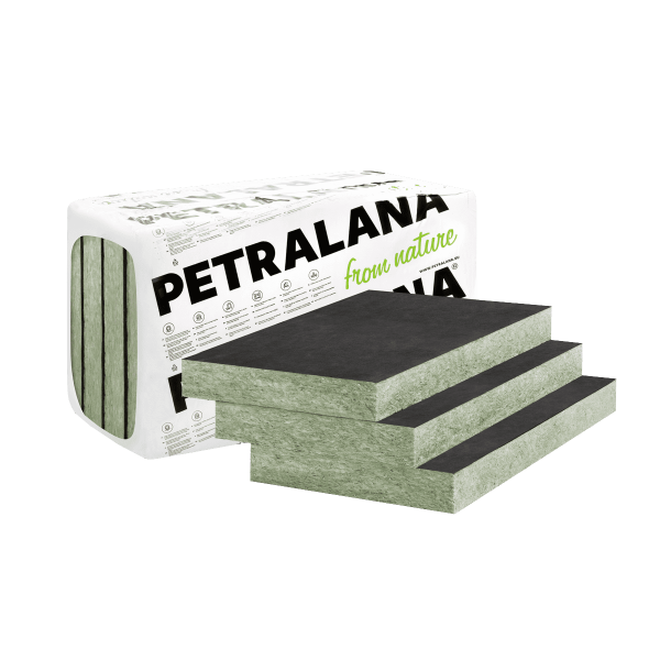 PETRALANA PETRAVENT-HV 0,035 – wełna skalna z czarnym welonem do elewacji