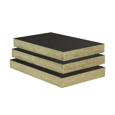 PETRAVENT-V 0,035 – wełna skalna z czarnym welonem do elewacji | PETRALANA