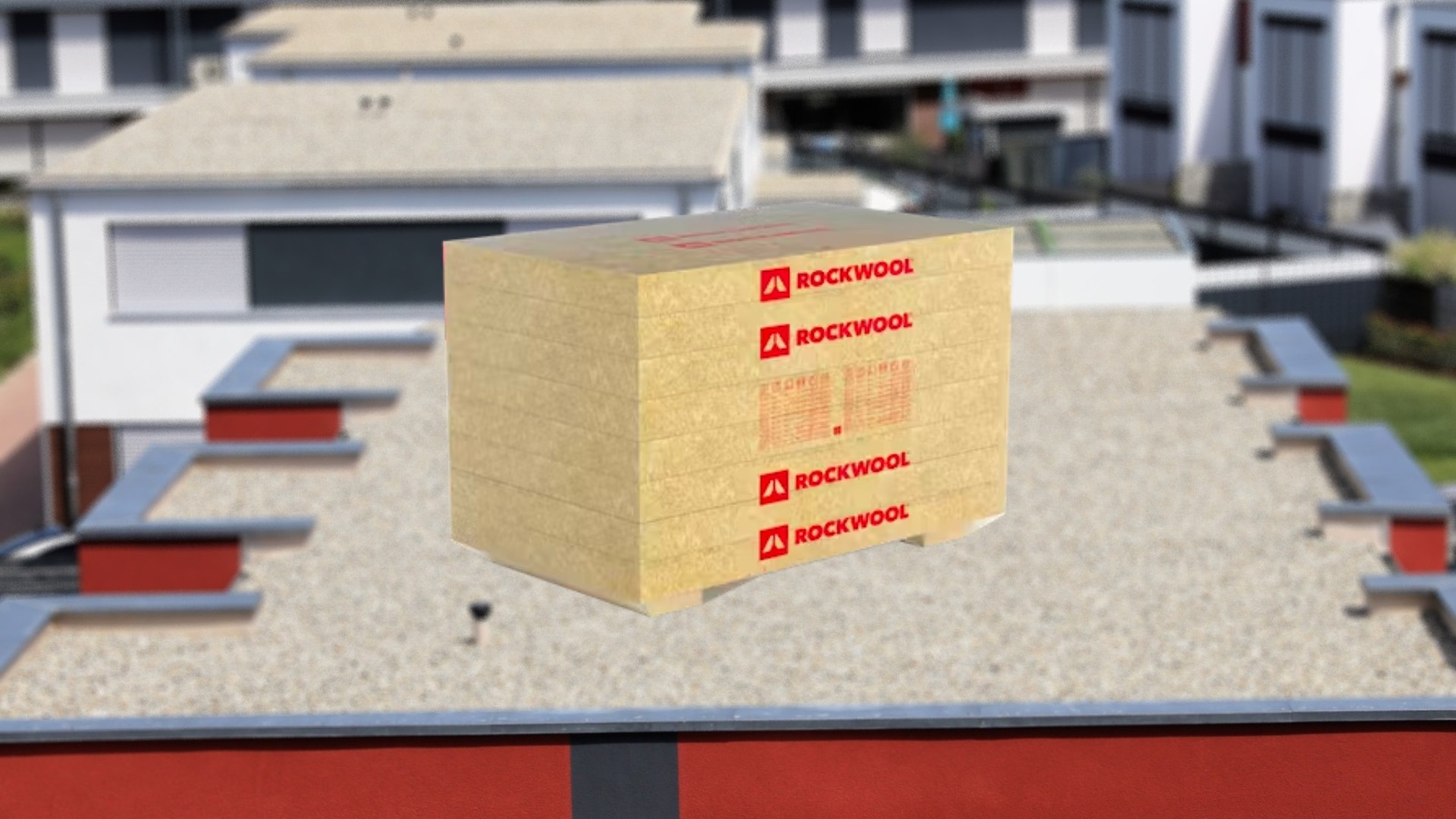 Wełna skalna Rockwool Monrock Max E – profesjonalna izolacja dachów płaskich