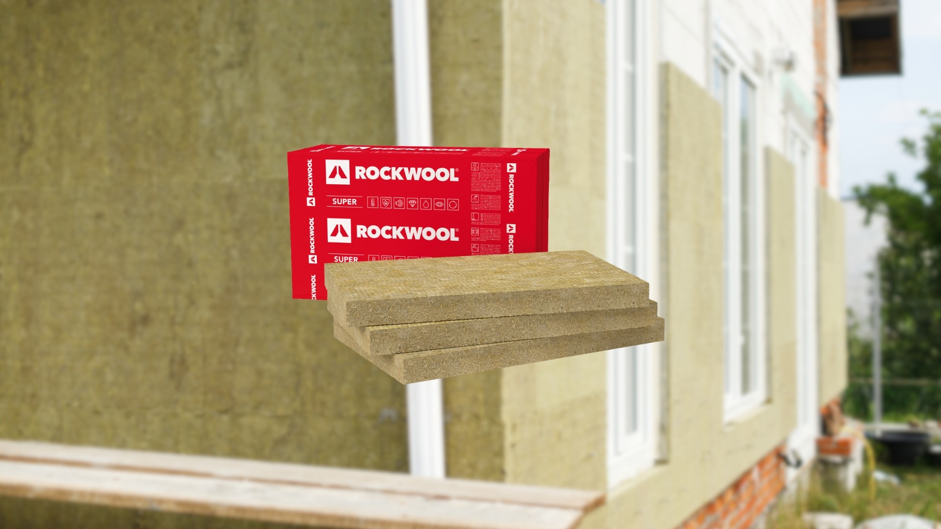 Wełna elewacyjna Rockwool SuperRock – trwała i uniwersalna izolacja z wełny skalnej